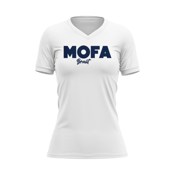 Damen T-Shirt mit Druck &quot;MOFA Braut&quot;