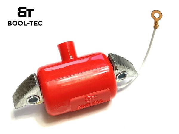 1A Qualitäts Zündspule rot für NSU Quickly Typ Bosch / Stefa 54mm BOOL-Tec