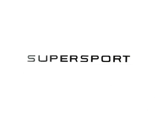 Aufkleber SUPERSPORT schwarz passend für Zündapp 517-20.114 C50 KS50 GTS50