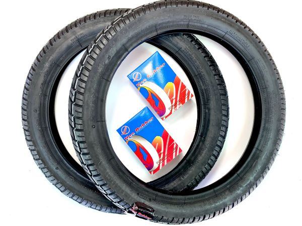 16 Zoll SET 2 Reifen mit Schlauch 2.75 bzw. 2 3/4 x 16 Vee Rubber