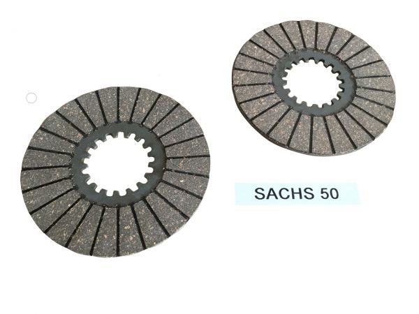 2 Kupplungslamellen Reibscheiben für Sachs 50 Motor