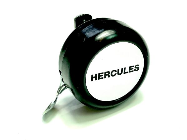 Klingel / Schelle - schwarz Hercules Schriftzug