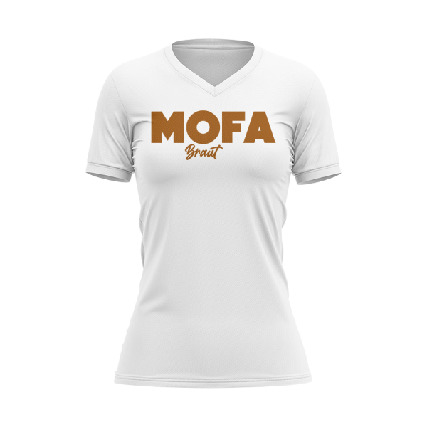 Damen T-Shirt mit Druck &quot;MOFA Braut&quot;