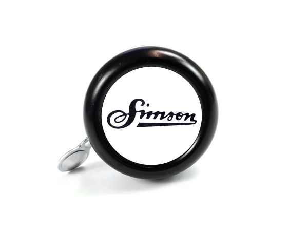Klingel / Schelle schwarz - mit Simson Logo