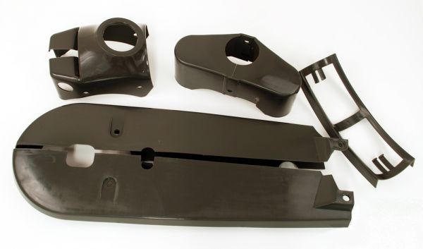 Kreidler Florett K54 Verkleidungen dunkelgrau-schwarz Kettenschutz Gabel Rahmen Verkleidung SET RS G