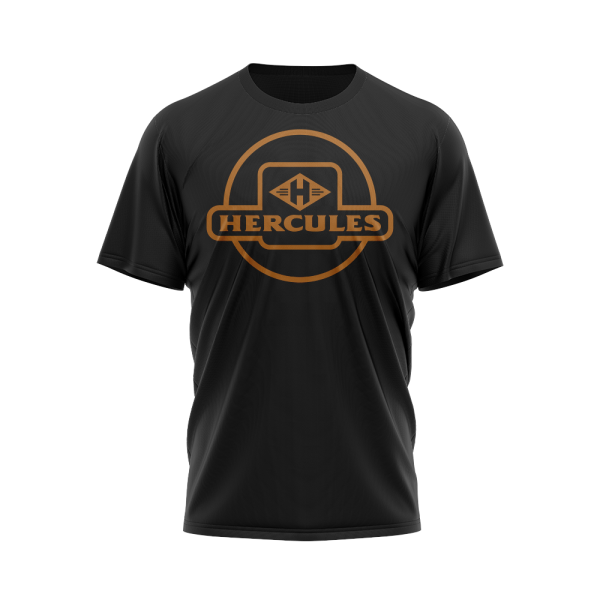 Limited Edition "HERCULES" Logo T-Shirt mit kupferfarbenen Druck