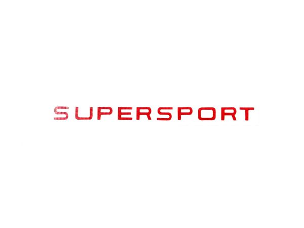 1 x Aufkleber SUPERSPORT rot passend für Zündapp 517 KS50 C50 GTS 50 517-20.114