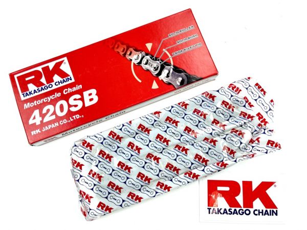 RK Chain Mokick Kette 120 Glieder Typ 420 1/2 x 1/4
