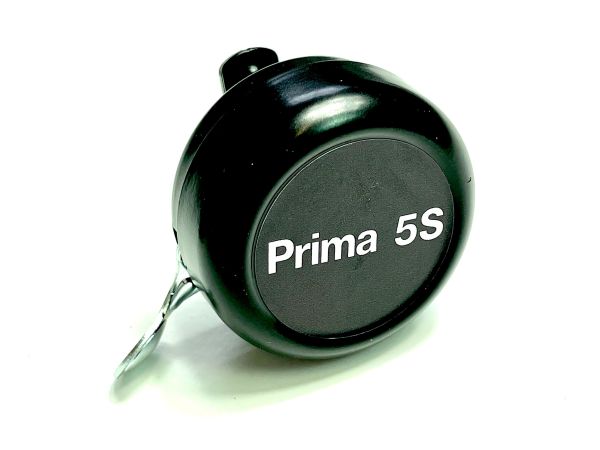 Klingel / Schelle - schwarz mit Prima 5S Schriftzug
