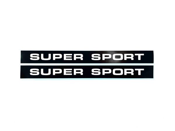 2 x Aufkleber Seitendeckel '' Super Sport '' 1975 Sticker passend für Zündapp