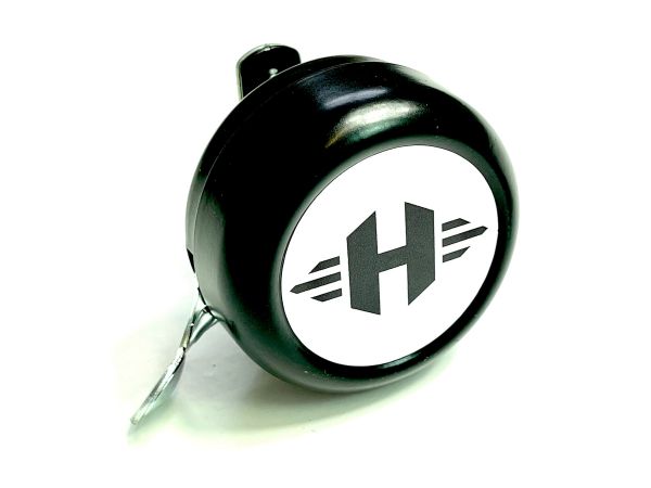 Klingel / Schelle - schwarz mit "H" Logo
