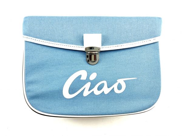 Satteltasche blau für Piaggio Vespa Ciao Tasche Packtasche