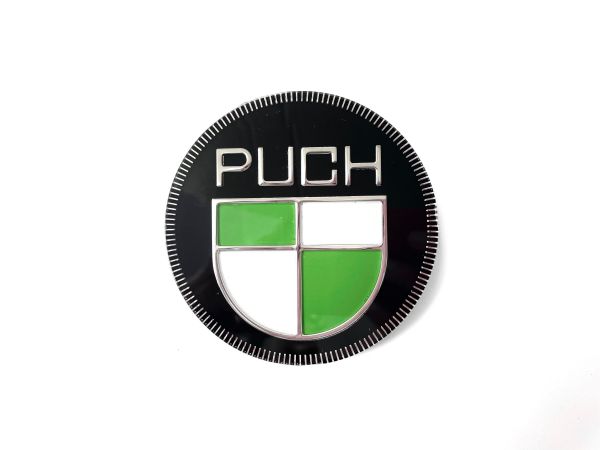 Puch Tank Emblem Aufkleber Tankplakette VZ50 Kunststoff 366.3.22.015.1